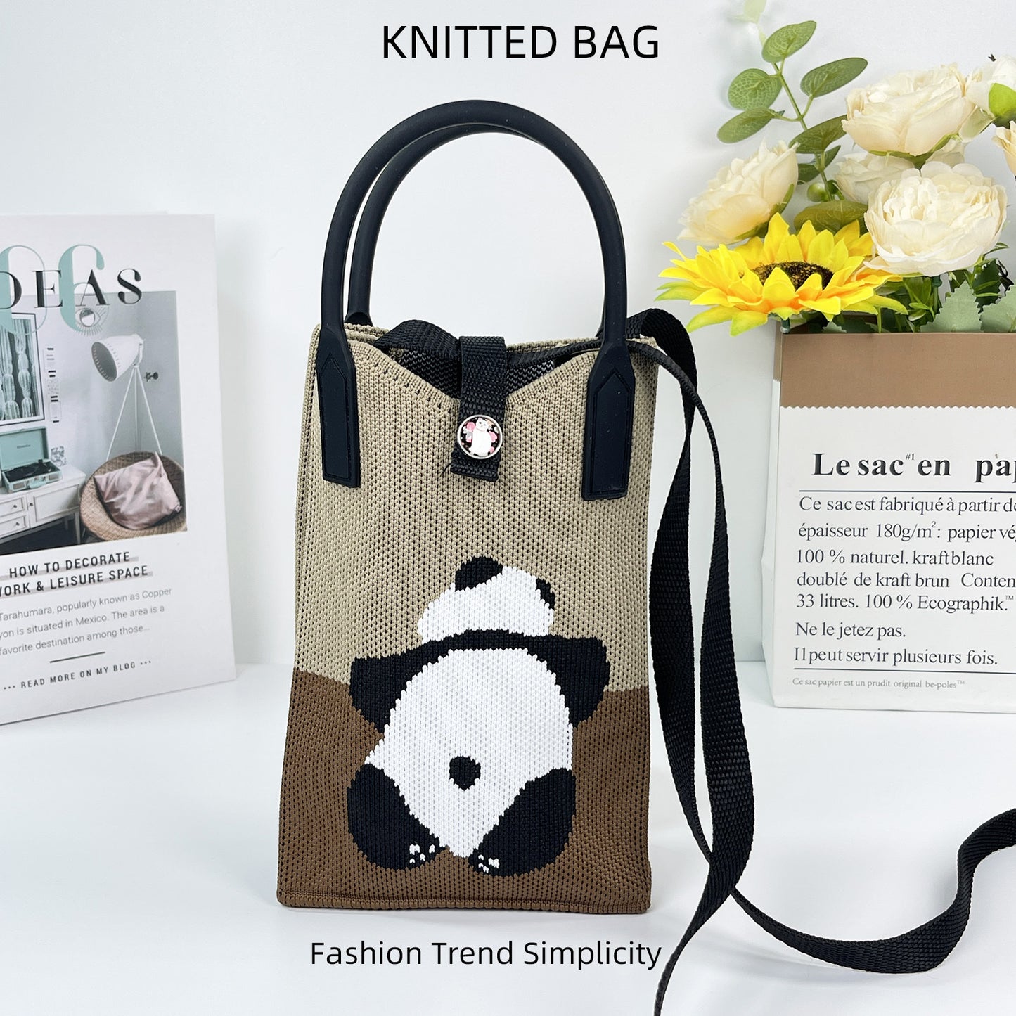 Pretty Knitted Mobile Mason Korean Mini Bags