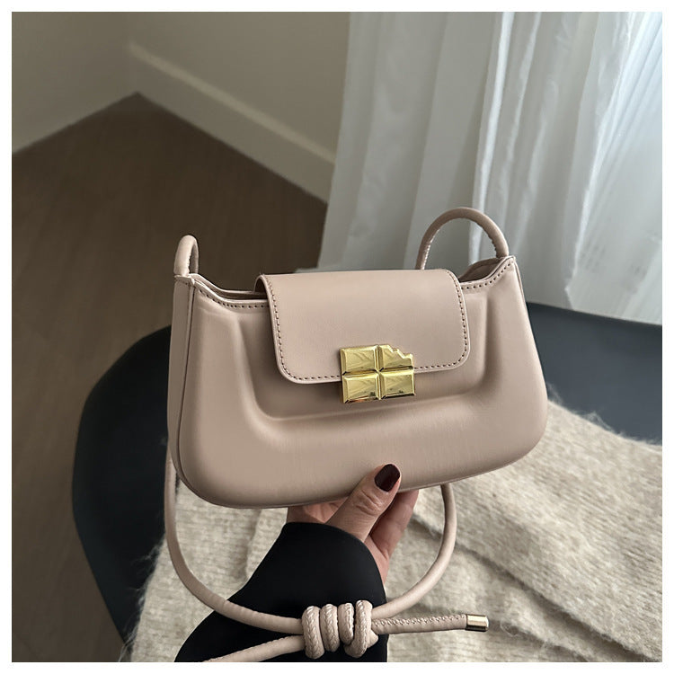 Women's Pure Color Trendy Texture Shell Style Solid Large Women's Shoulder Bag
