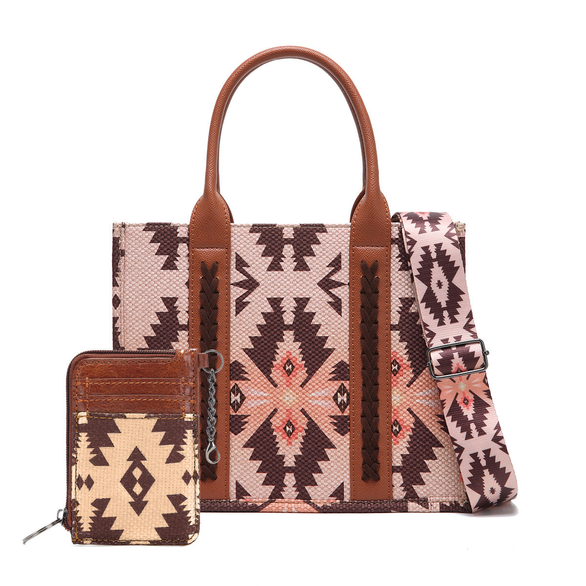 Women's Vintage Cotton Linen Printed Western One Crossbody Bags