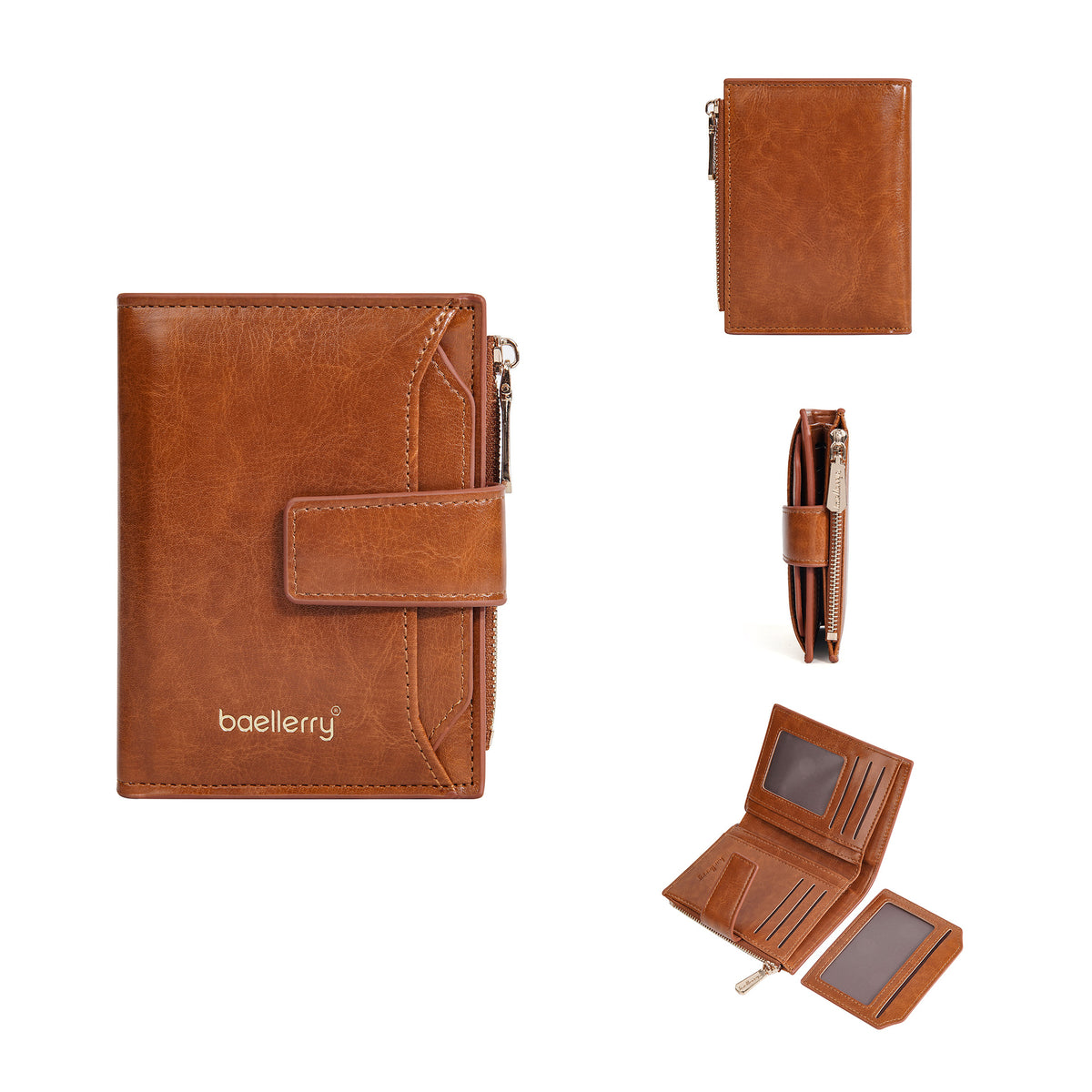 Women's High-grade Integrated Oil Fashion Female Card Holder