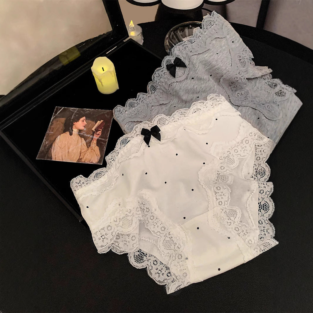 Women's Underwear Lace Cotton Crotch Comfortable Personality Panties
