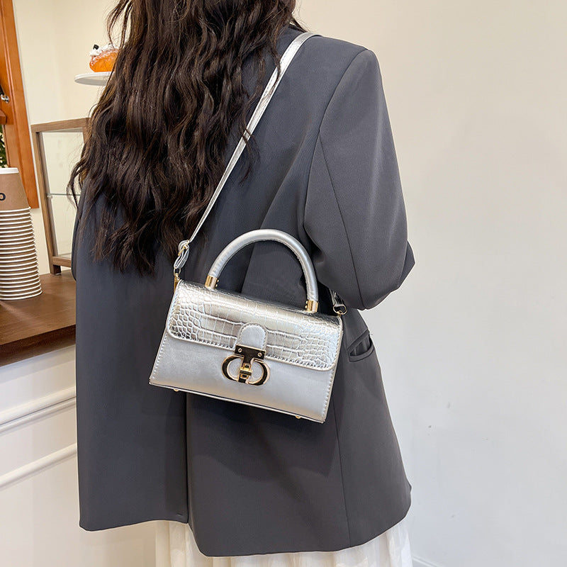 Women's Fashionable Stylish Fashion Summer Crocodile Pattern Portable Bags
