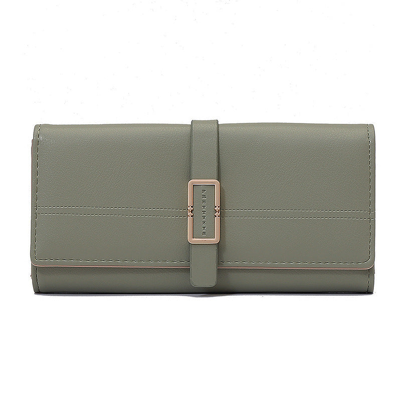 Women's Leather Long Soft Surface Simple Fresh Super Ladies Wallet