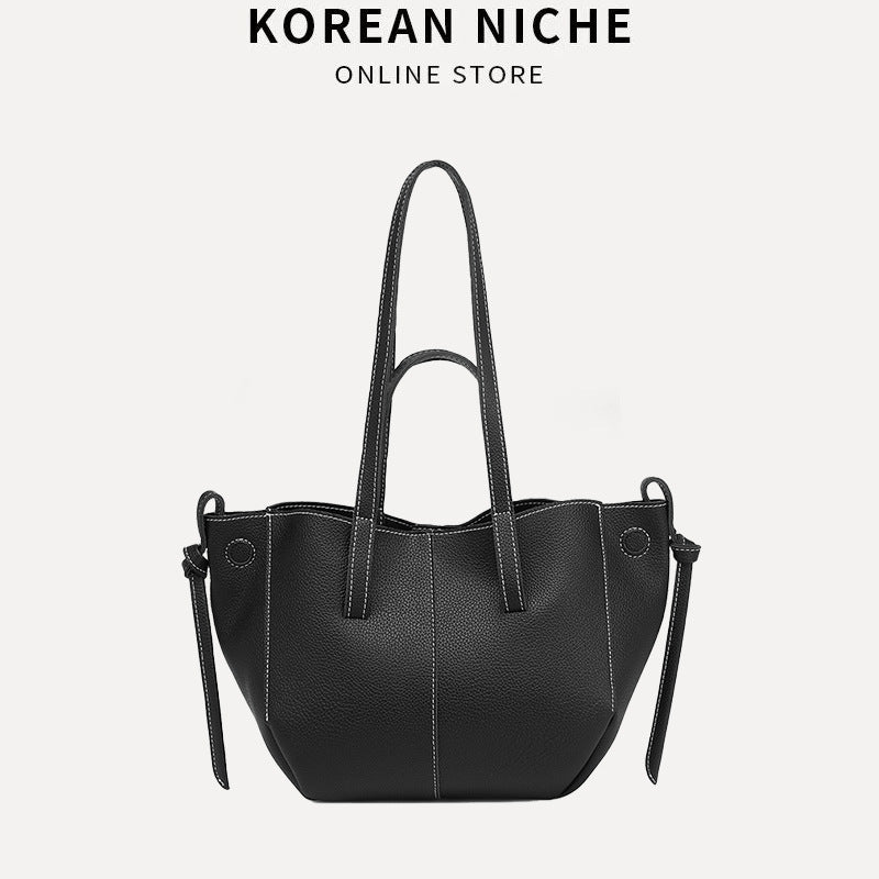 Women's French Advanced Texture Niche Portable Large Tote Bags