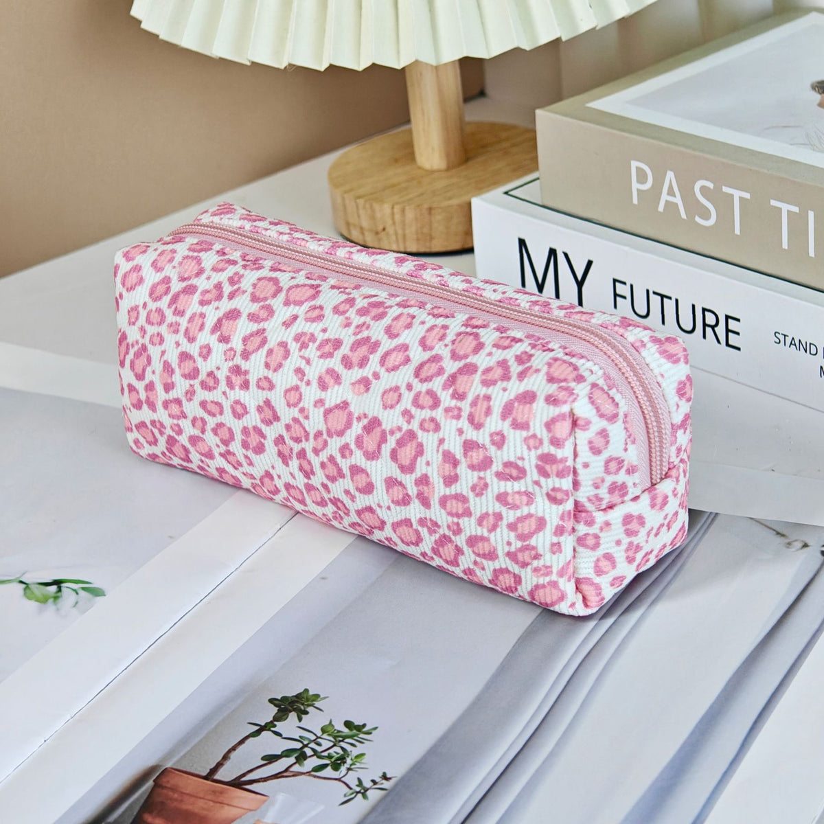 Wind Large Capacity Fabric Bow Printing Buggy Minority Simple Stationery Bags