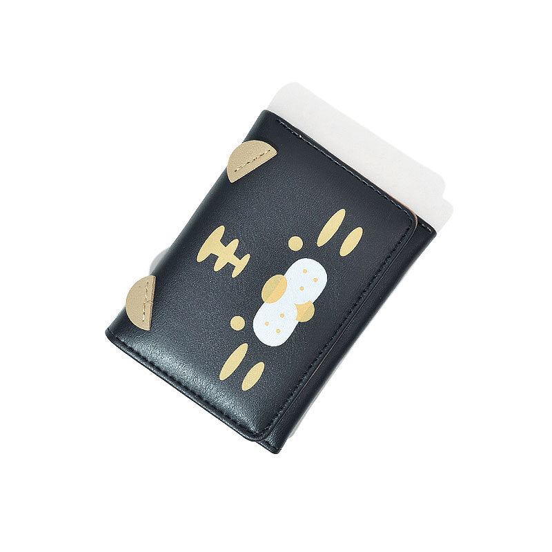 Classic Glamorous Tiger Cartoon Cute Folding Ladies Wallets