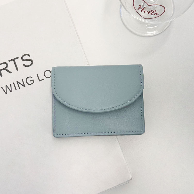 Women's Korean Style Solid Color Simple Ladies Wallets