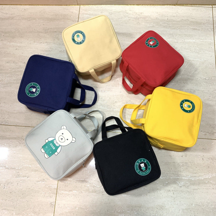 Style Cute Large Capacity Lunch Box Handbags