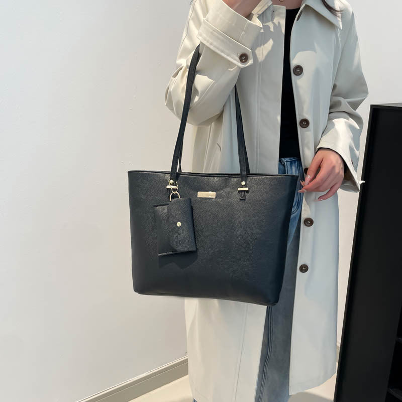 Women's Two-piece Large Capacity Fashion Texture Leisure Commute Women's Shoulder Bag