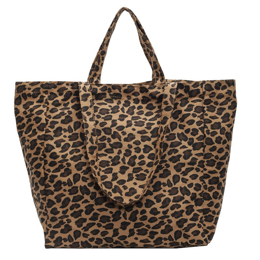 Women's Print Canvas Large Capacity Fashionable Portable Bags