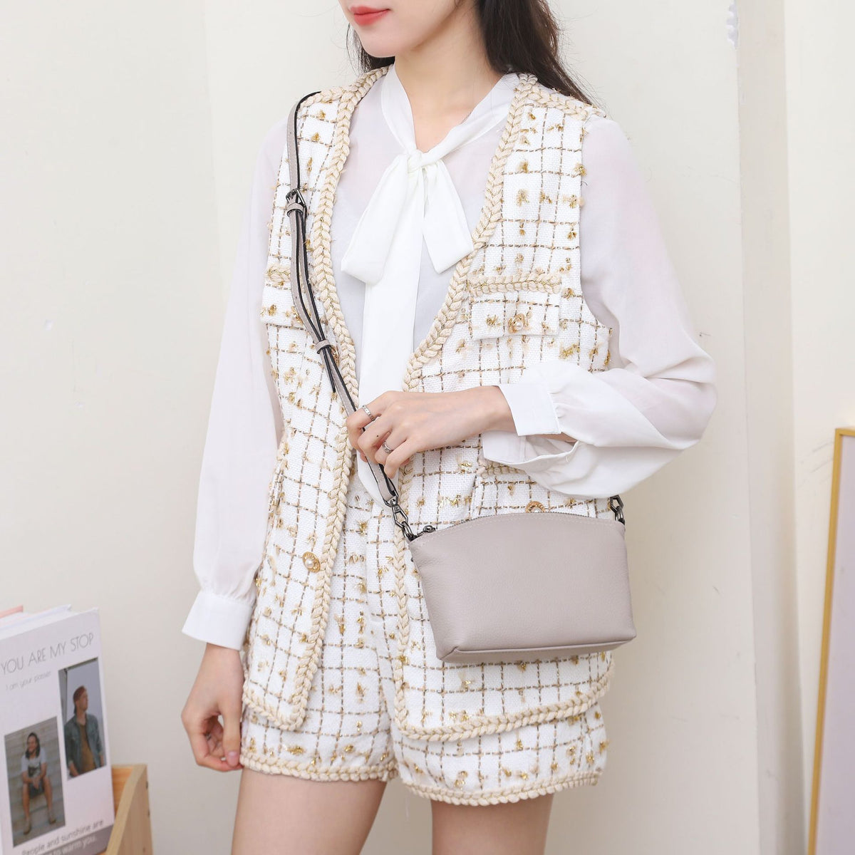 Layer Cowhide Fashion Practical Soft Leather Solid Women's Shoulder Bag