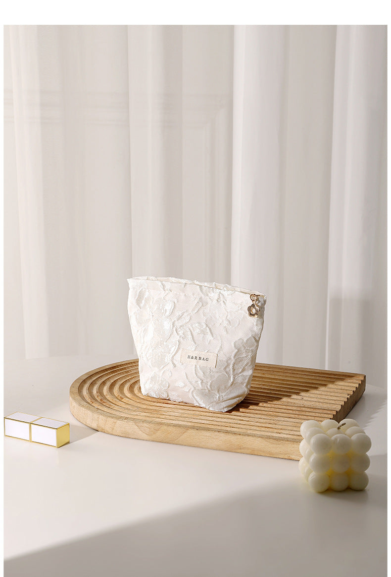 Sweet Potato Flower Yarn-dyed Portable Clutch Bags