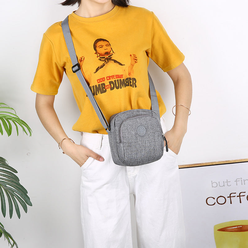 Women's Nylon Canvas Fashion Mom Flower Crossbody Bags