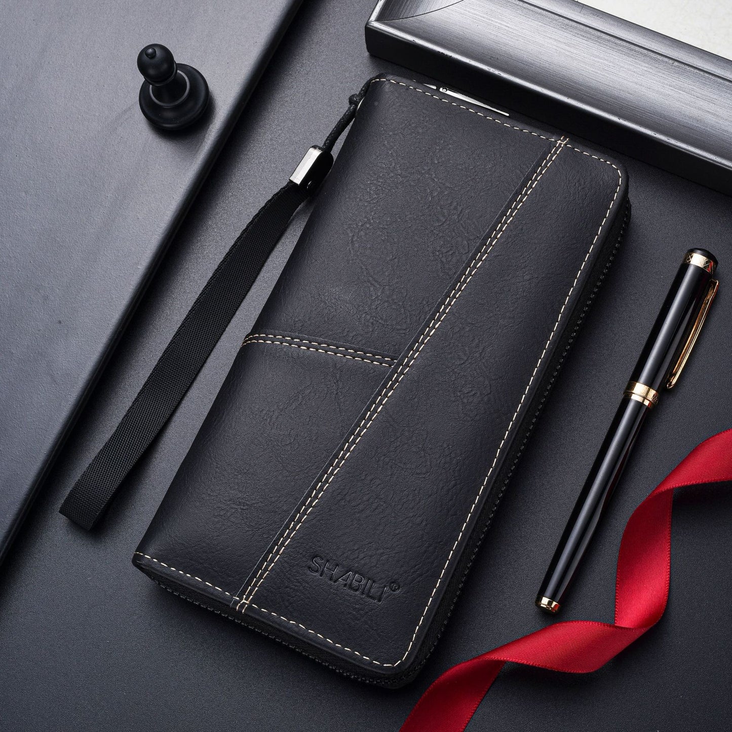 Men's Long Large Capacity Zipper Male Men's Wallets