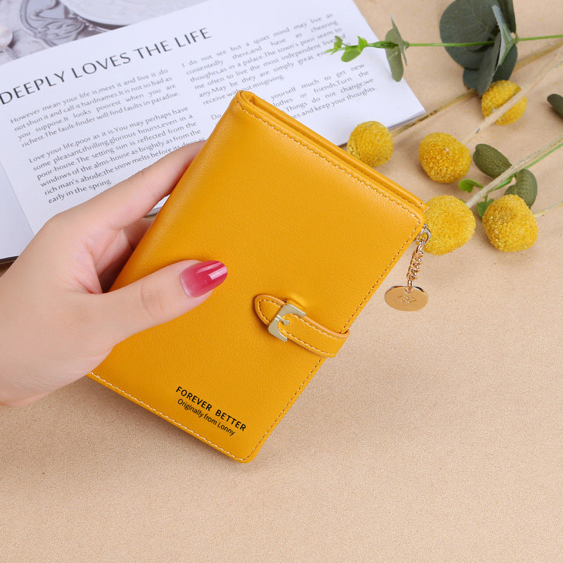 Women's Korean Large Capacity Mid-length Clutch Simple Ladies Wallet