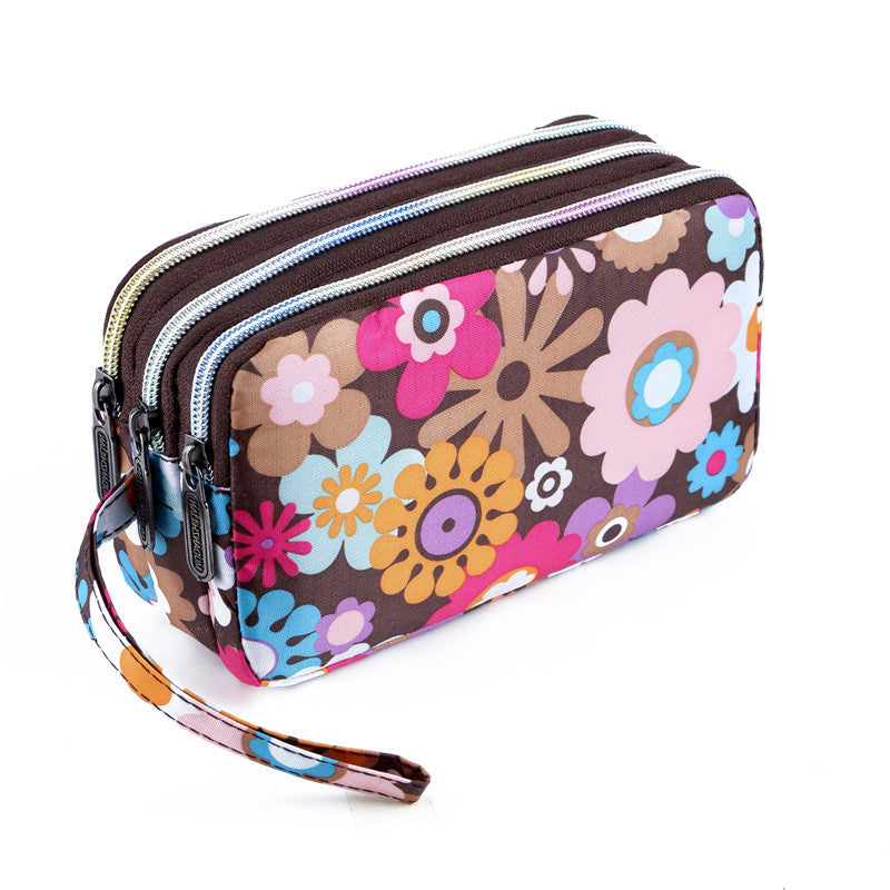 Women's Korean Printed Mobile Running Cloth Purses