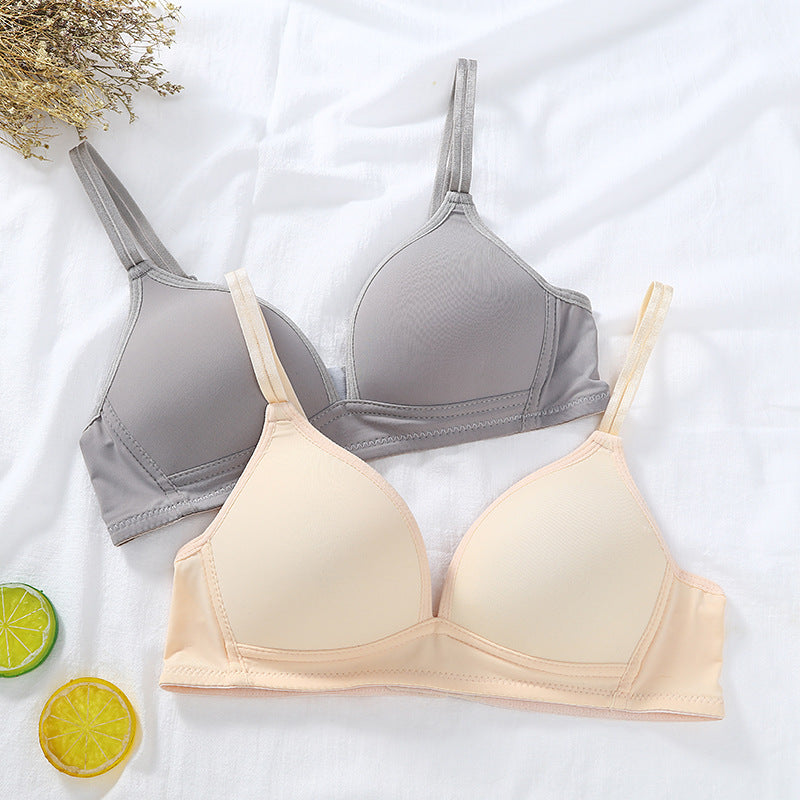 Small Chest Cotton Comfortable Soft Sticker Everyday Bras