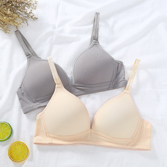 Small Chest Cotton Comfortable Soft Sticker Everyday Bras