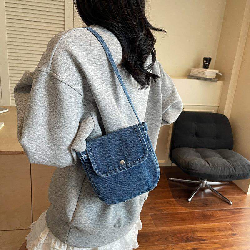 Women's Denim Trendy Fashion Super Popular Commuter Shoulder Bags