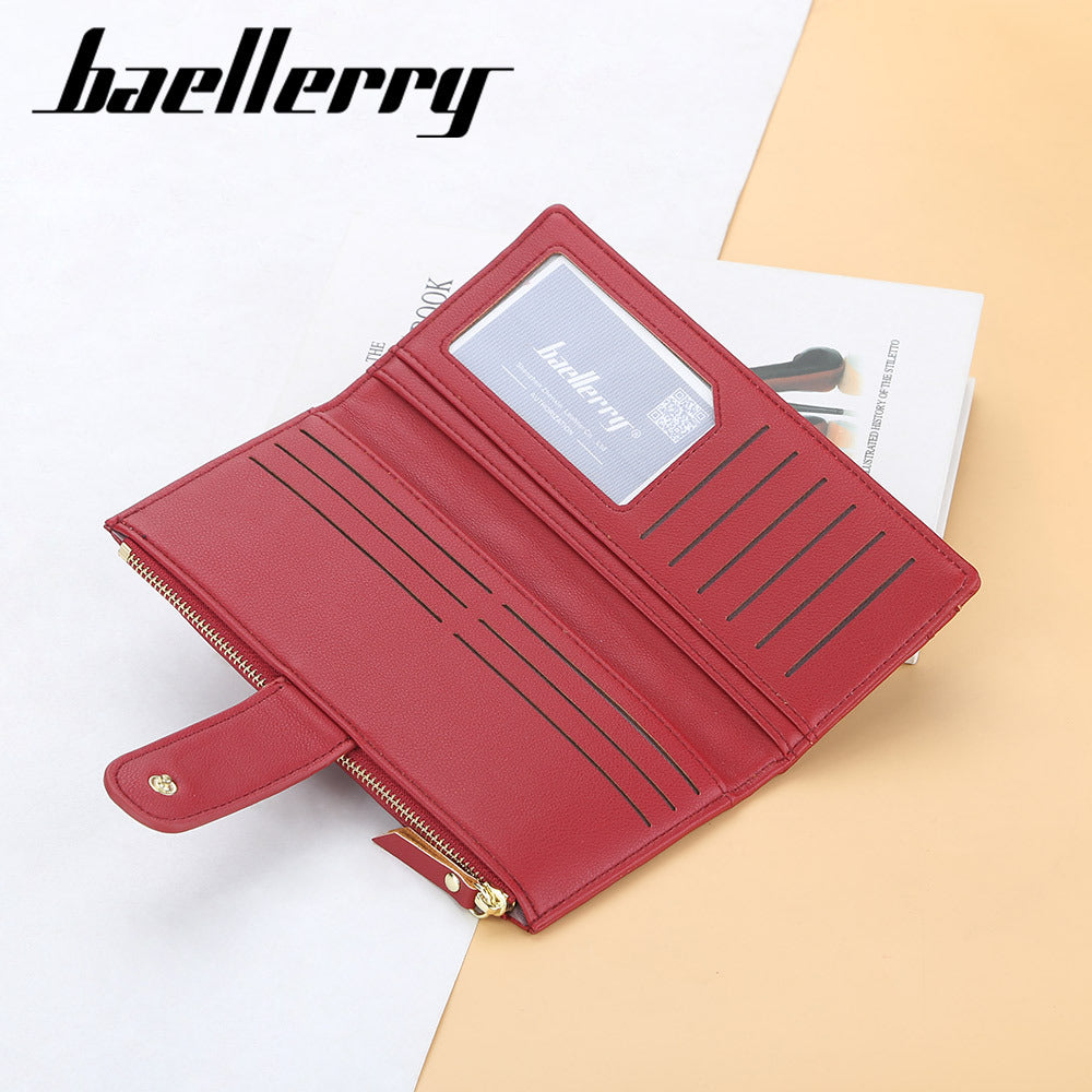 Women's Korean Style Embroidered Zipper Hasp Clutch Bags