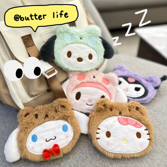 Heart Style Campus Meal Set Bus Card Holder