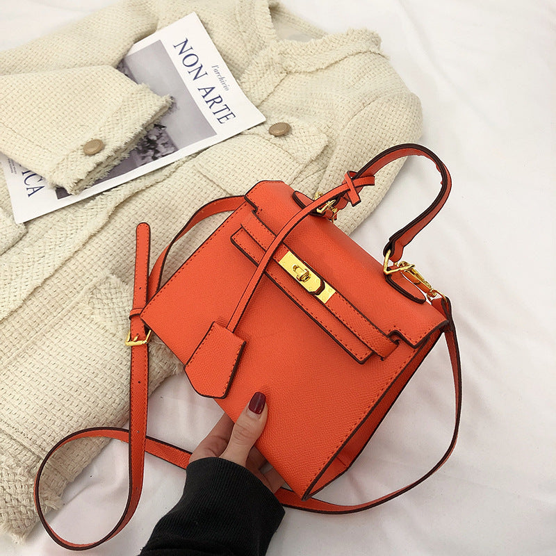Women's Fashion Palm Print Portable Kelly Simple Women's Messenger Bag