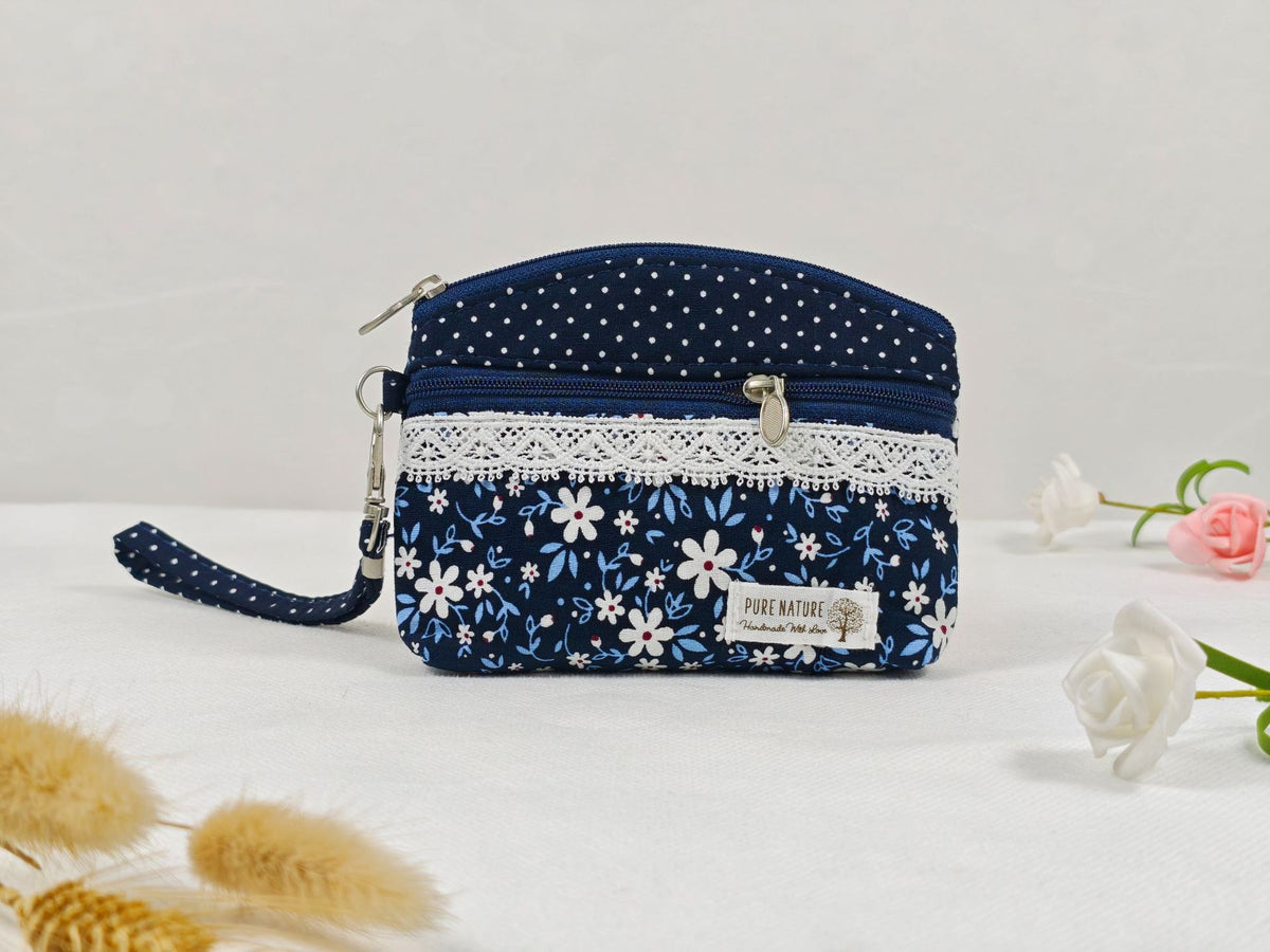 Women's Sweet Floral Cotton Storage Daily Matching Ladies Wallet