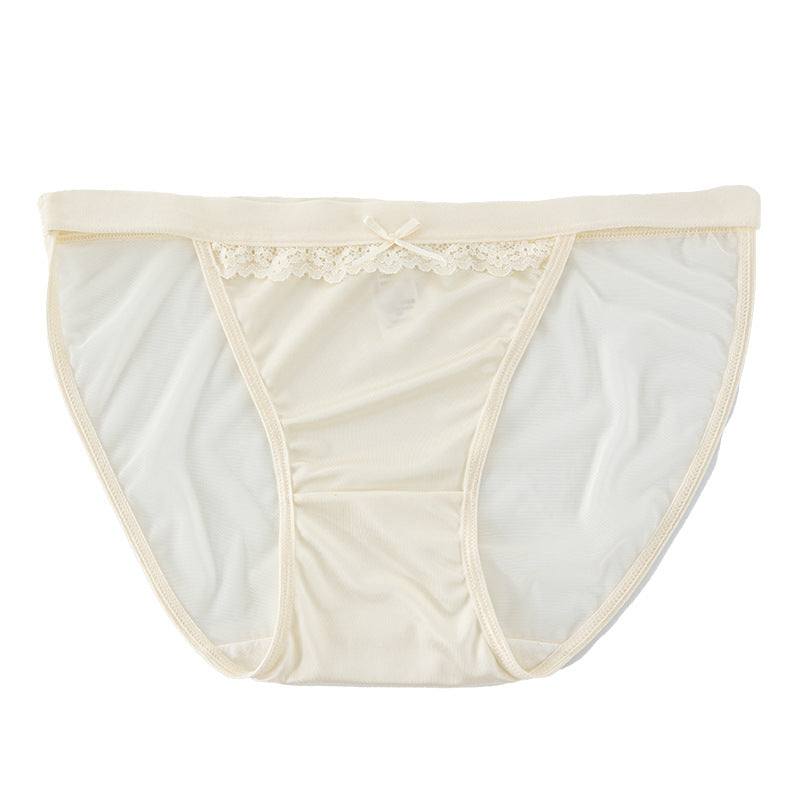 Women's Slit Satin Luxury Sexy Low Waist Panties