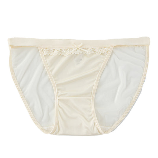 Women's Slit Satin Luxury Sexy Low Waist Panties