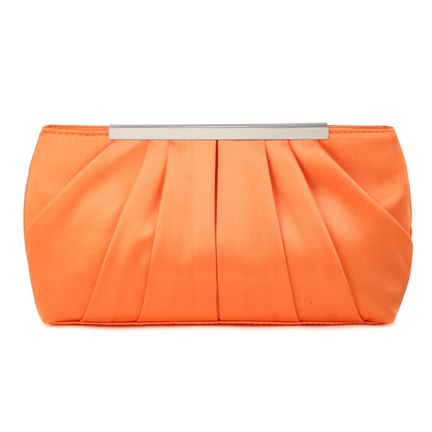 Graceful Slouchy Unique Pleated Satin Dinner Handbags