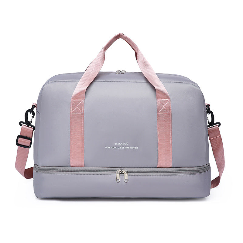 Women's Independent Shoe Warehouse High Sense Dry Wet Separation Travel Bags