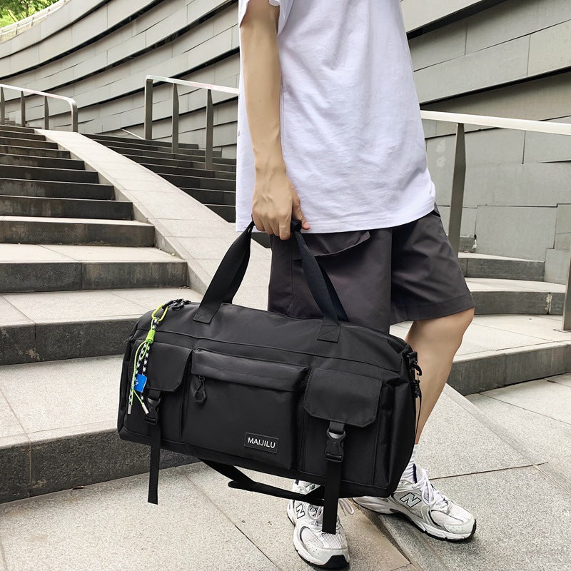 Men's Large Capacity Korean Style Waterproof Oxford Travel Bags