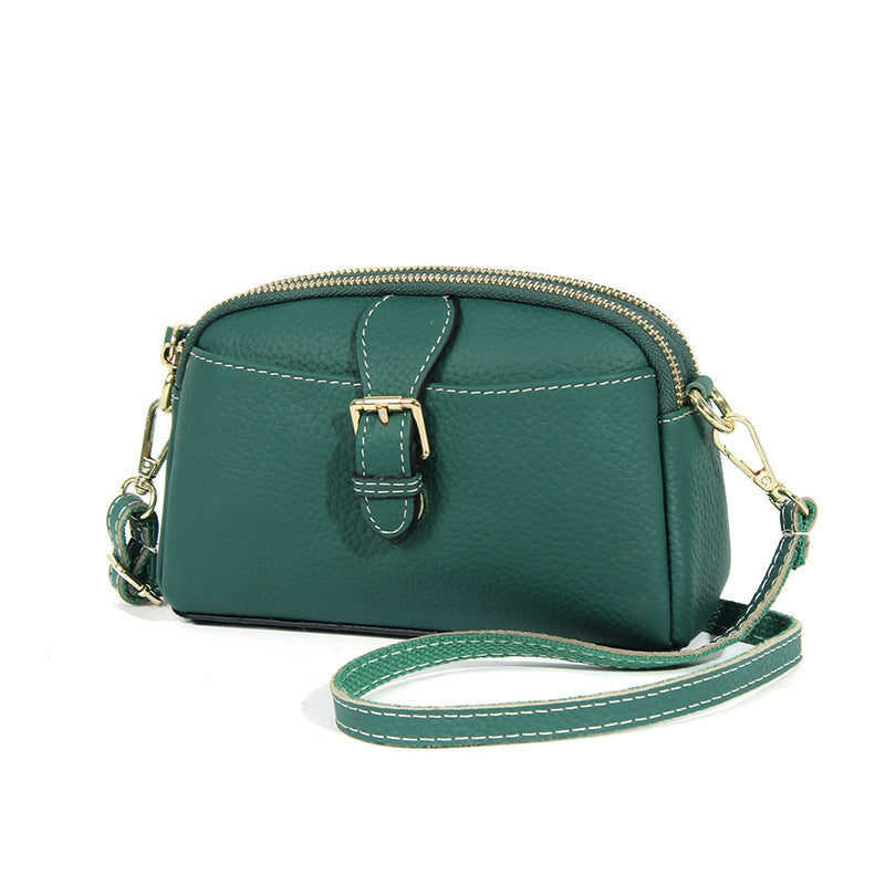 Women's First Layer Cowhide Summer Large Capacity High-grade Shoulder Bags