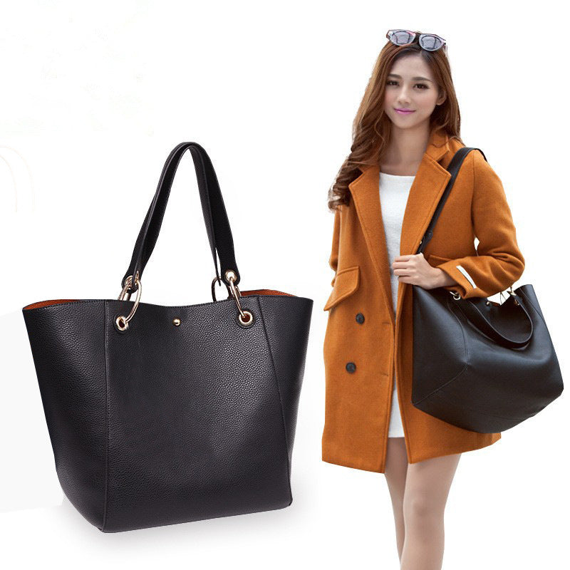 Women's Fashionable Large Capacity Magnetic Snap Women's Shoulder Bag