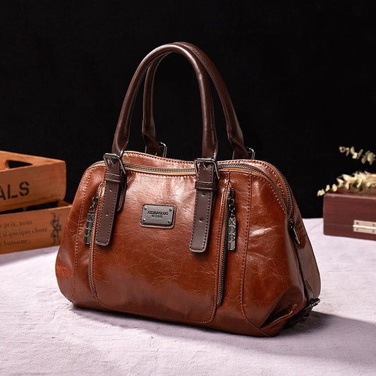 Women's Retro Fashion Portable Adjustable Large Capacity Bags