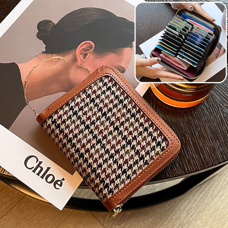 Women's Capacity Passport License Multiple Slots High-grade Card Holder