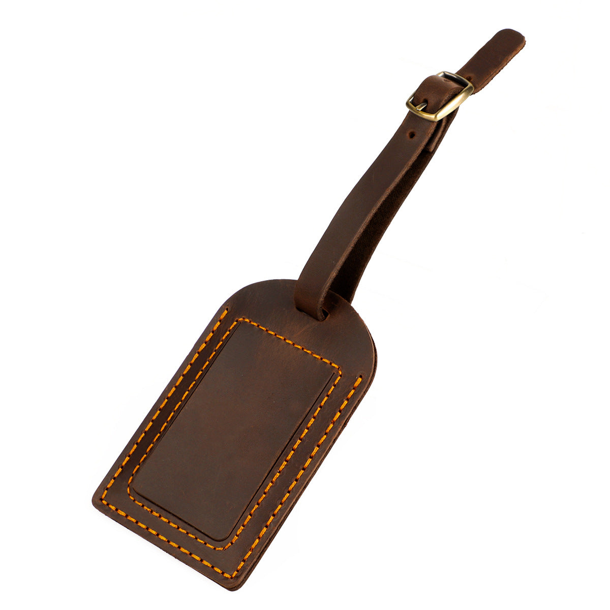 Horse Leather Cover Aircraft Consignment Boarding Pass Card Holder