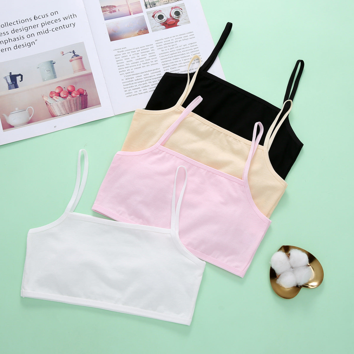 Primary School Pure Cotton Years Old Junior Bras