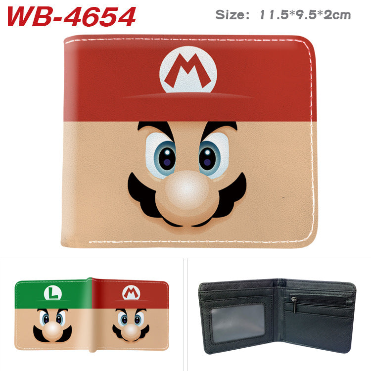 Women's & Men's & World Surrounding The Game Printing Short Men's Wallets