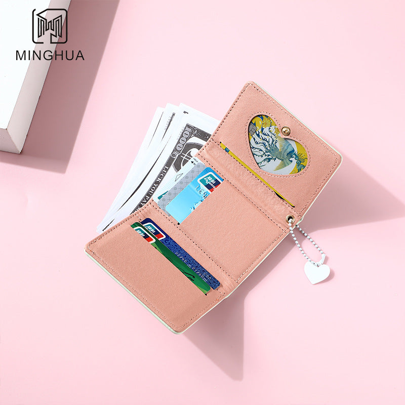 Women's Short Solid Color Summer Pattern Simple Ladies Wallets