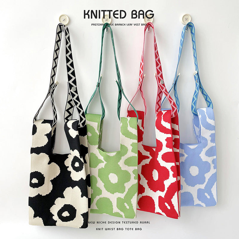 Series Knitted Versatile Large Capacity Commuter Holiday Bags
