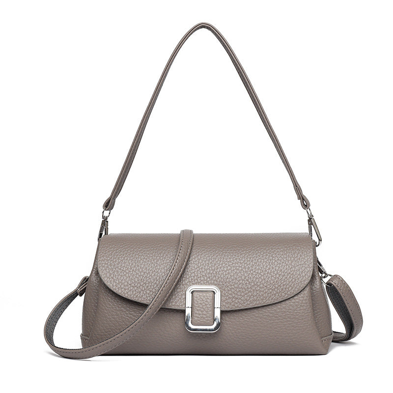 Women's Retro Simple Elegant Large Capacity Fashion Pure Color Women's Messenger Bag