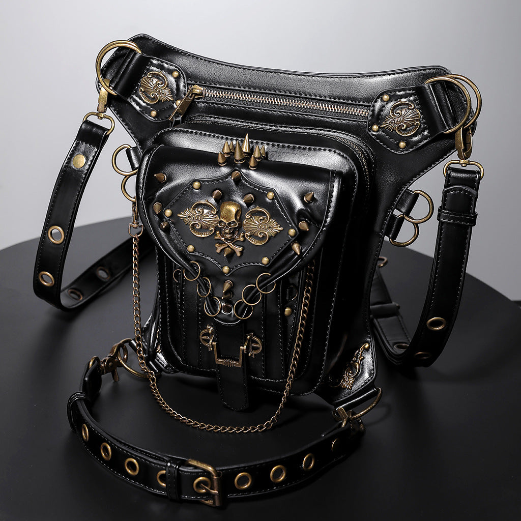 Graceful Durable Motorcycle Skull Vintage Mobile Women's Messenger Bag