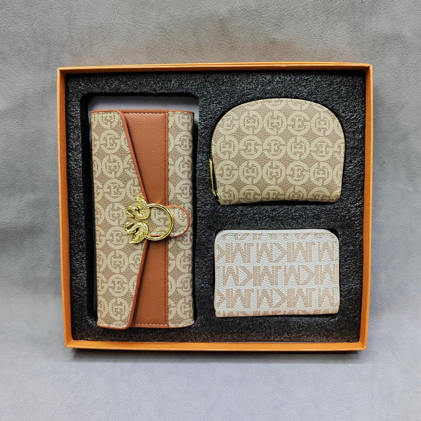 Cool Attractive Three-piece Gift Box Sets Ladies Wallets
