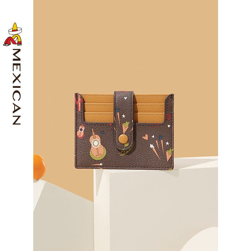 Women's Scarecrow Winter Credentials Mini Niche Ladies Wallet