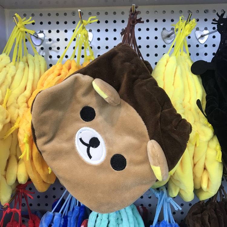 Women's & Men's & Plush Cute Drawstring Korean Mobile Coin Purses