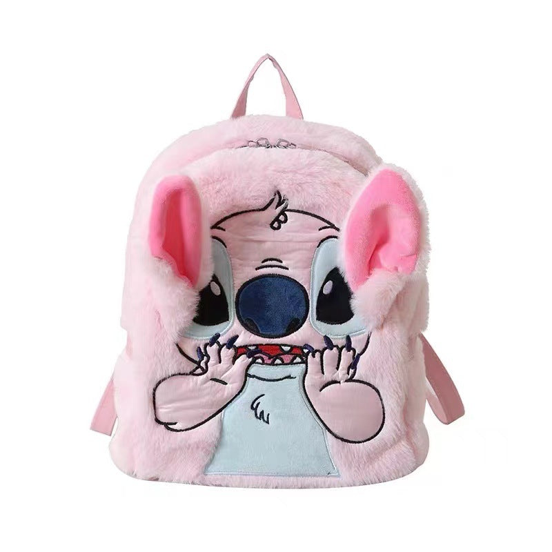 Casual Cute Plush Female Cartoon Funny Backpacks