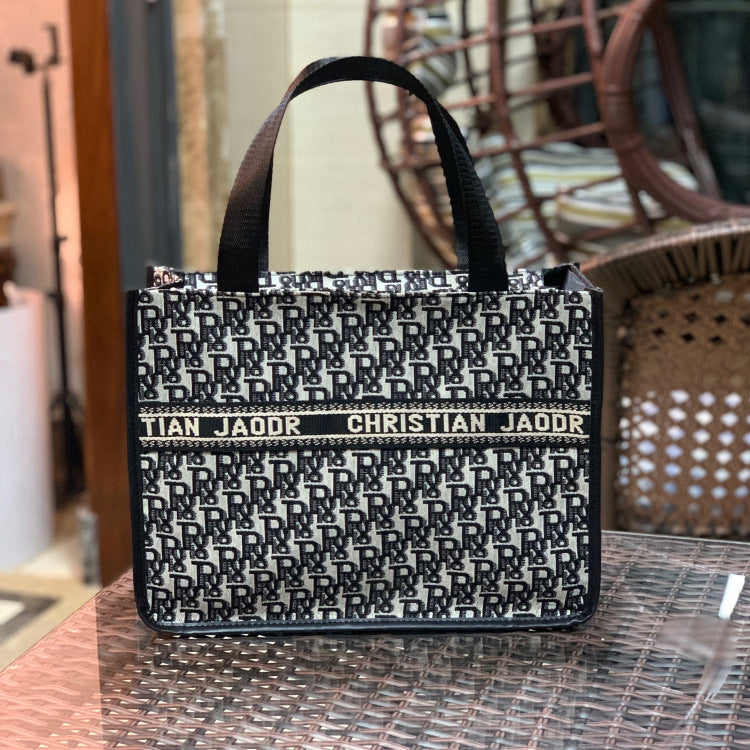 Korean Style Fashionable Letter Portable Large Capacity Shopping Fitness Yoga Handbags