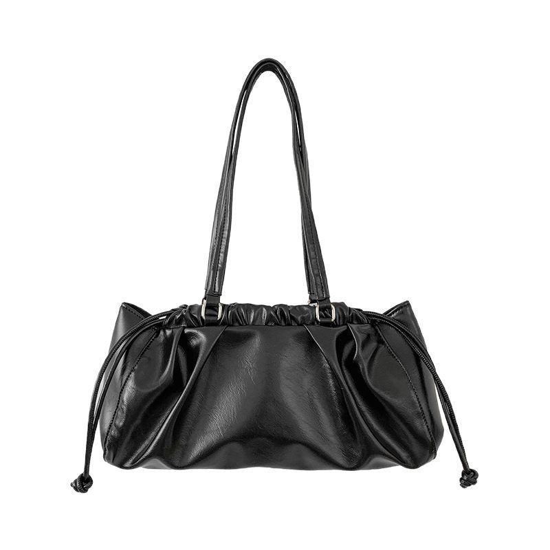 Women's Pleated Retro Hot Underarm Large Capacity Commute Women's Shoulder Bag