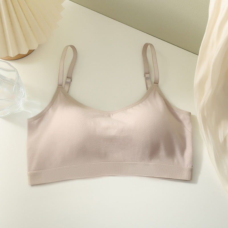 Women's Underwear Beautiful Back Fixed One-piece Cup Adjustable Sling Tanks Camis